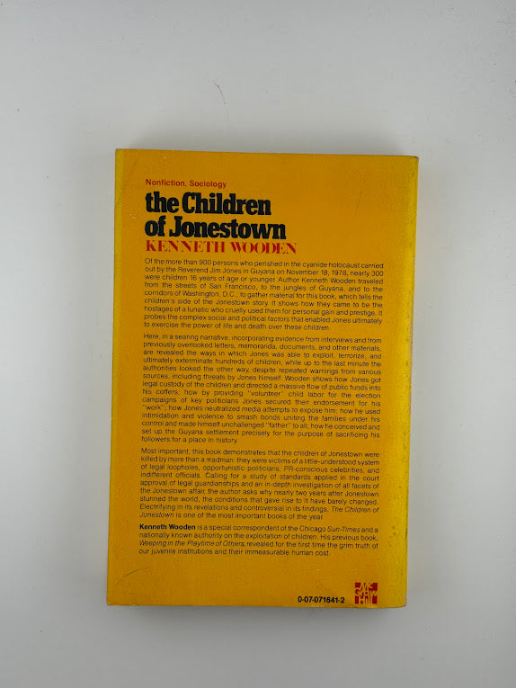 The Children of Jonestown by Kenneth Wooden