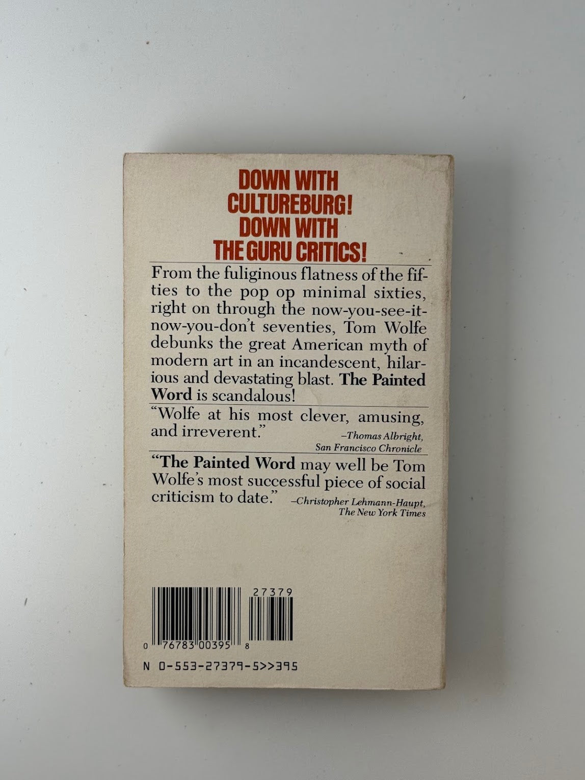 The Painted Word by Tom Wolfe