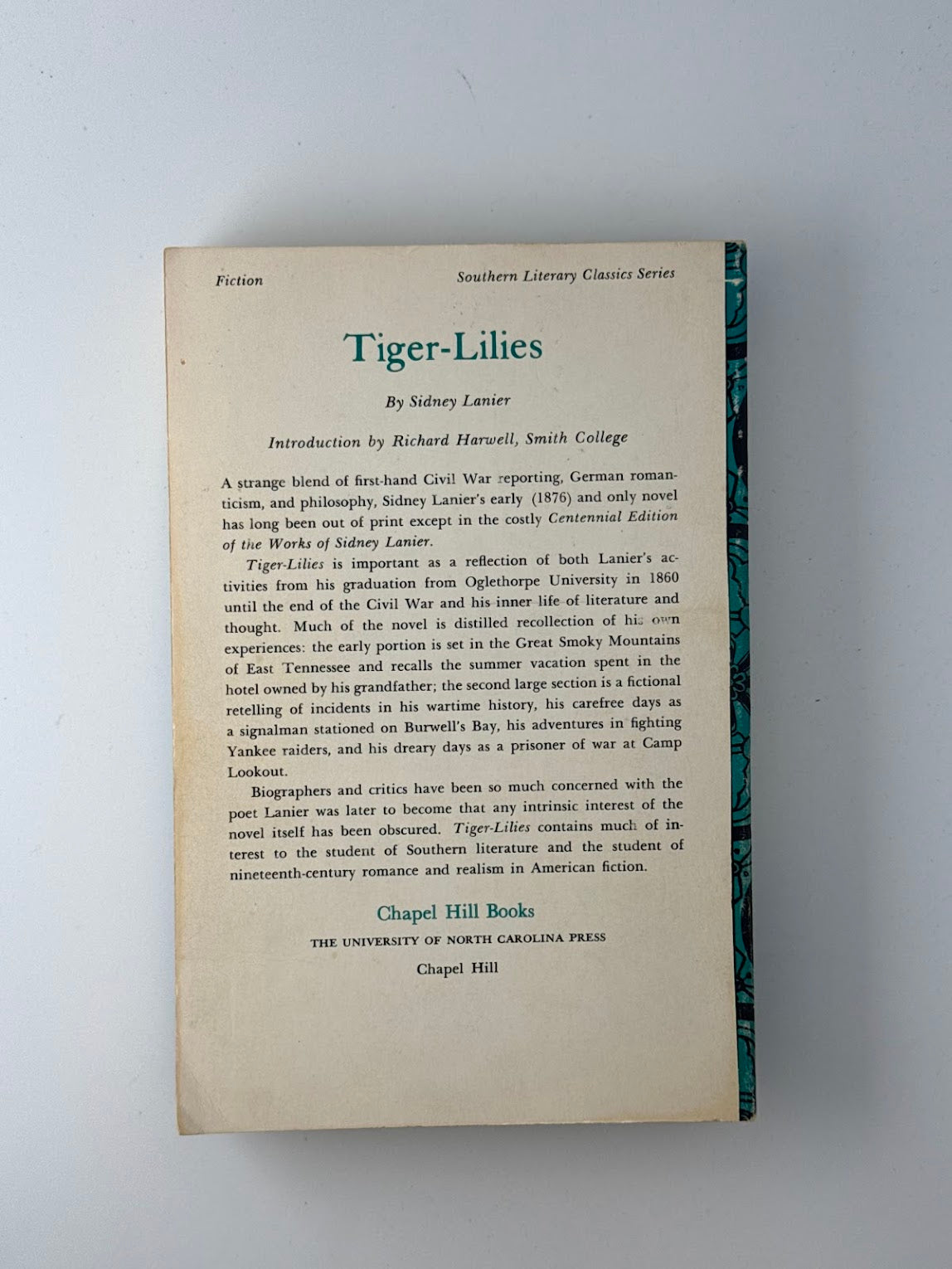 Tiger-Lilies by Sidney Lanier