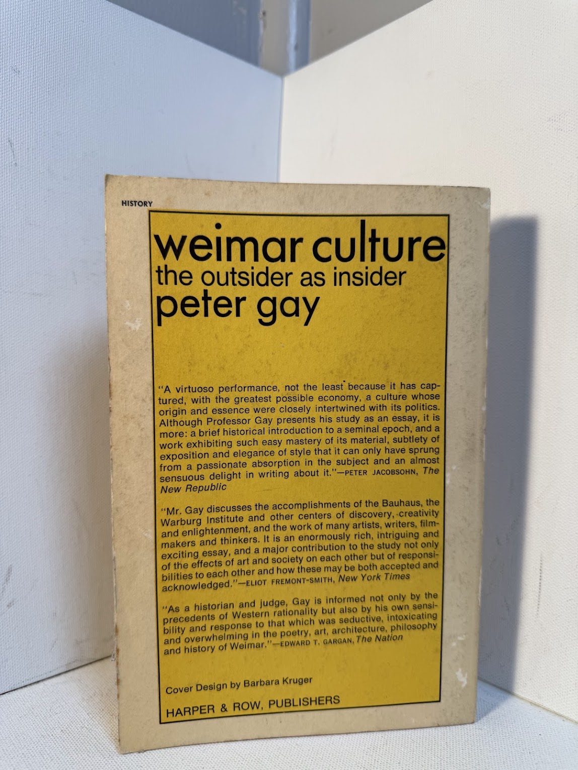 Weimar Culture by Peter Gay