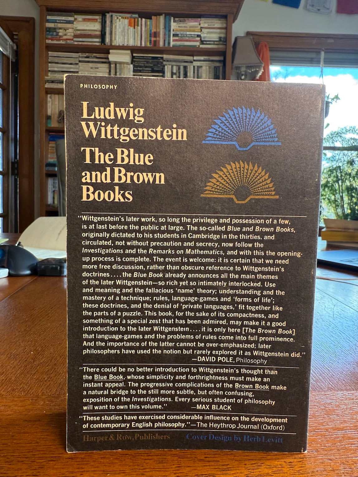 The Blue and Brown Books by Ludwig Wittgenstein
