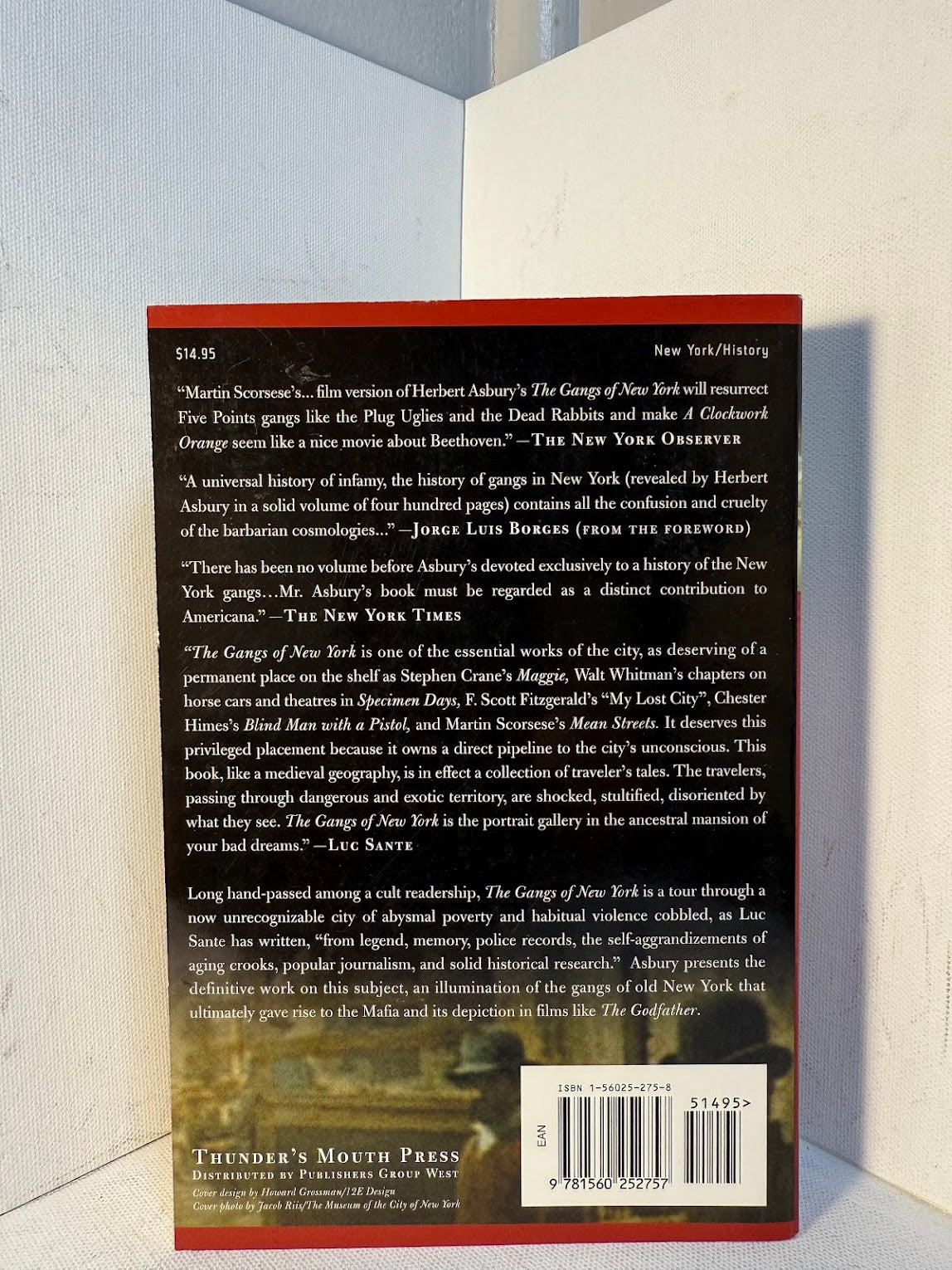 The Gangs of New York by Herbert Asbury