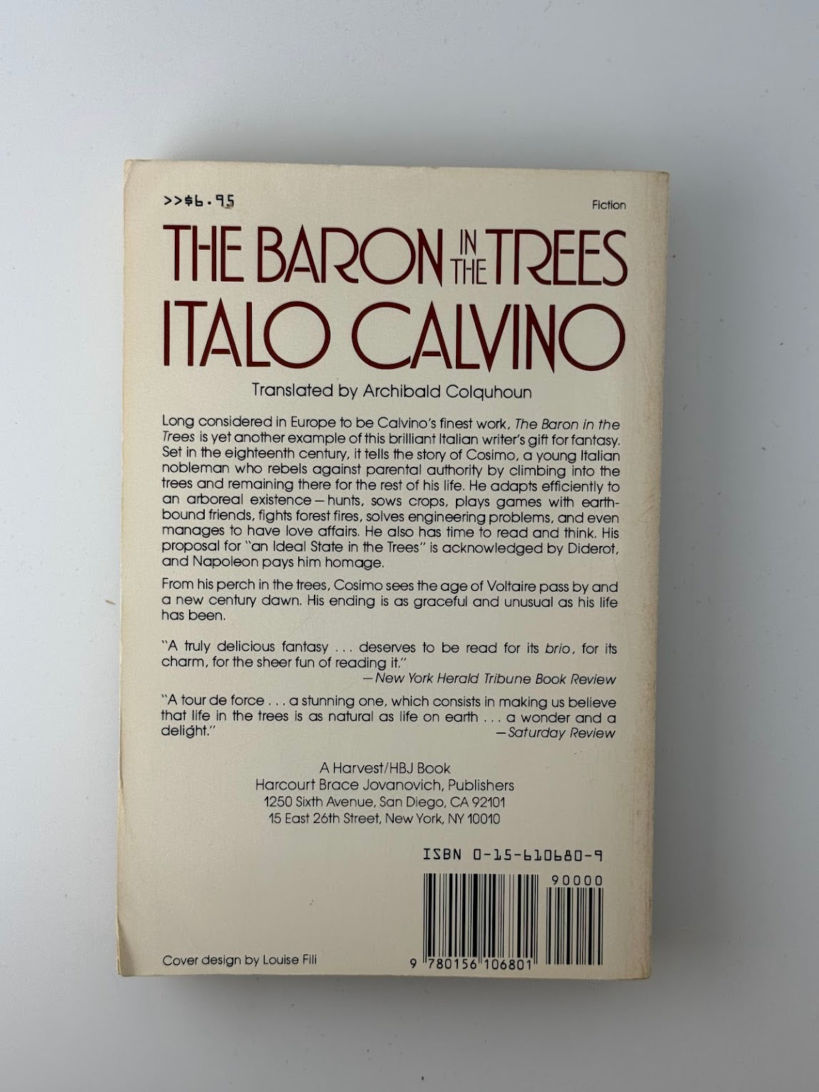 The Baron in the Trees by Italo Calvino