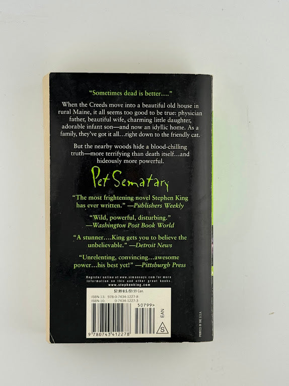 Pet Sematary by Stephen King