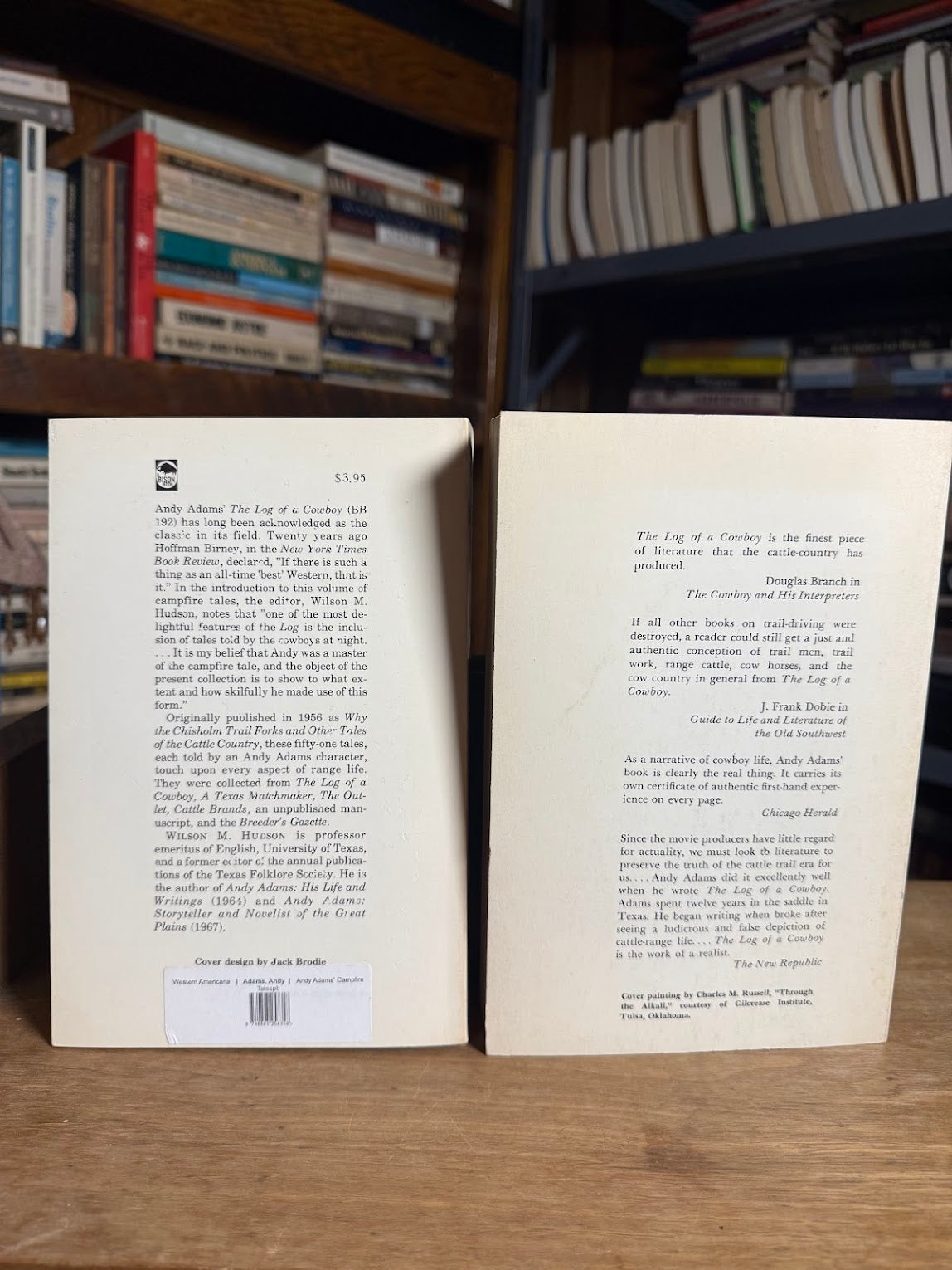 Andy Adams' Campfire Tales and The Log of a Cowboy