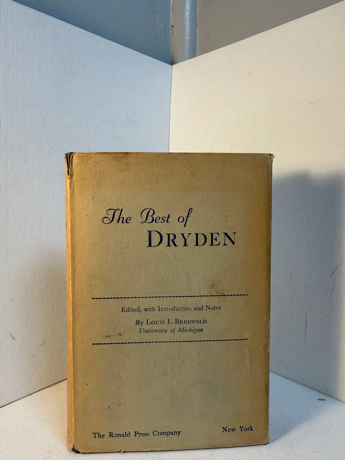 The Best of Dryden edited by Louis I. Bredvold