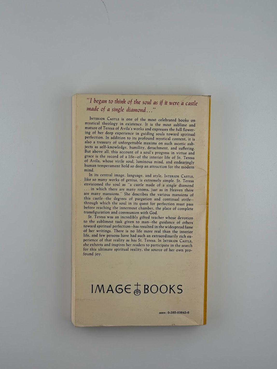 Interior Castle by St. Teresa of Avila