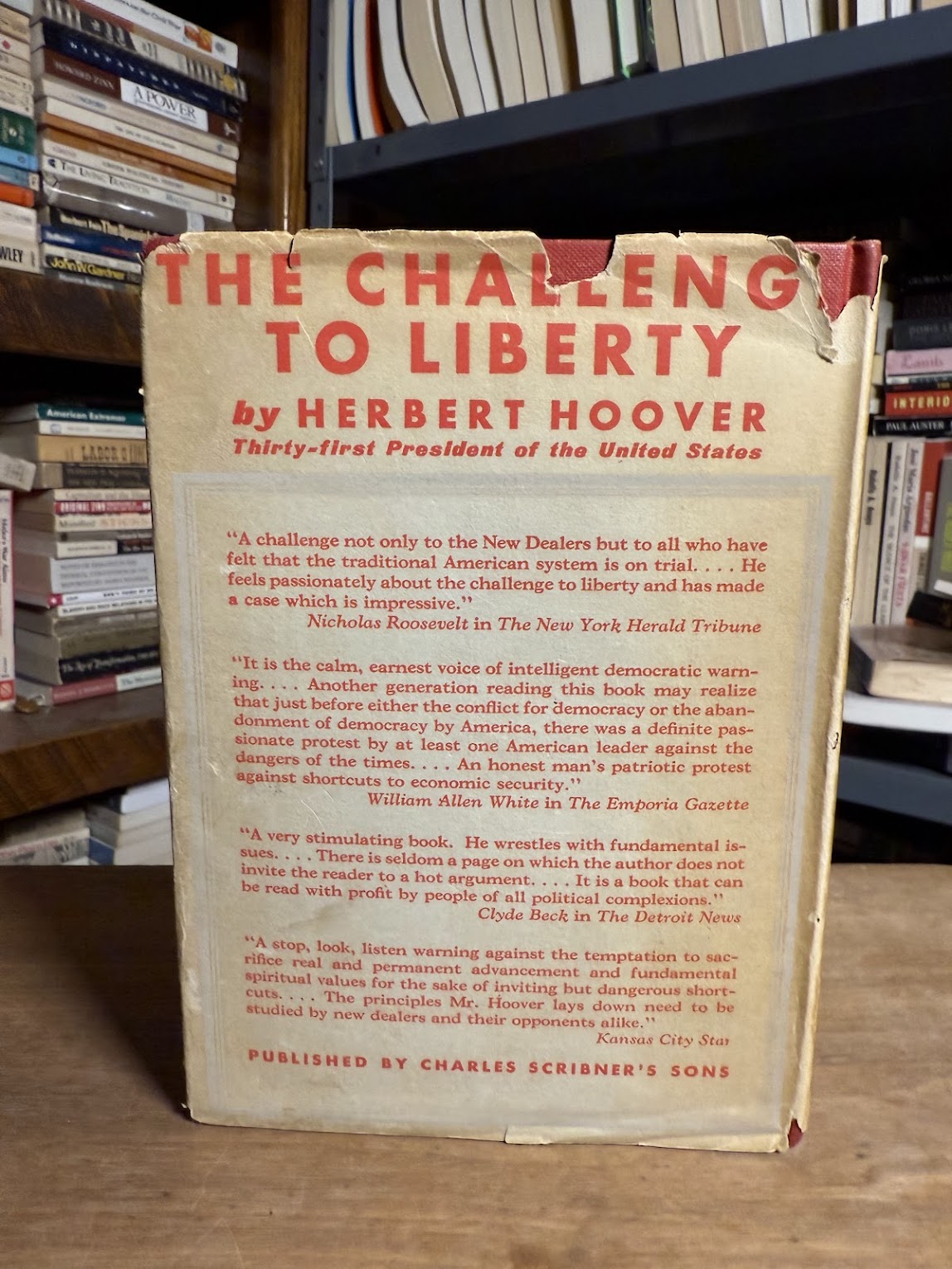 The Challenge to Liberty by Herbert Hoover