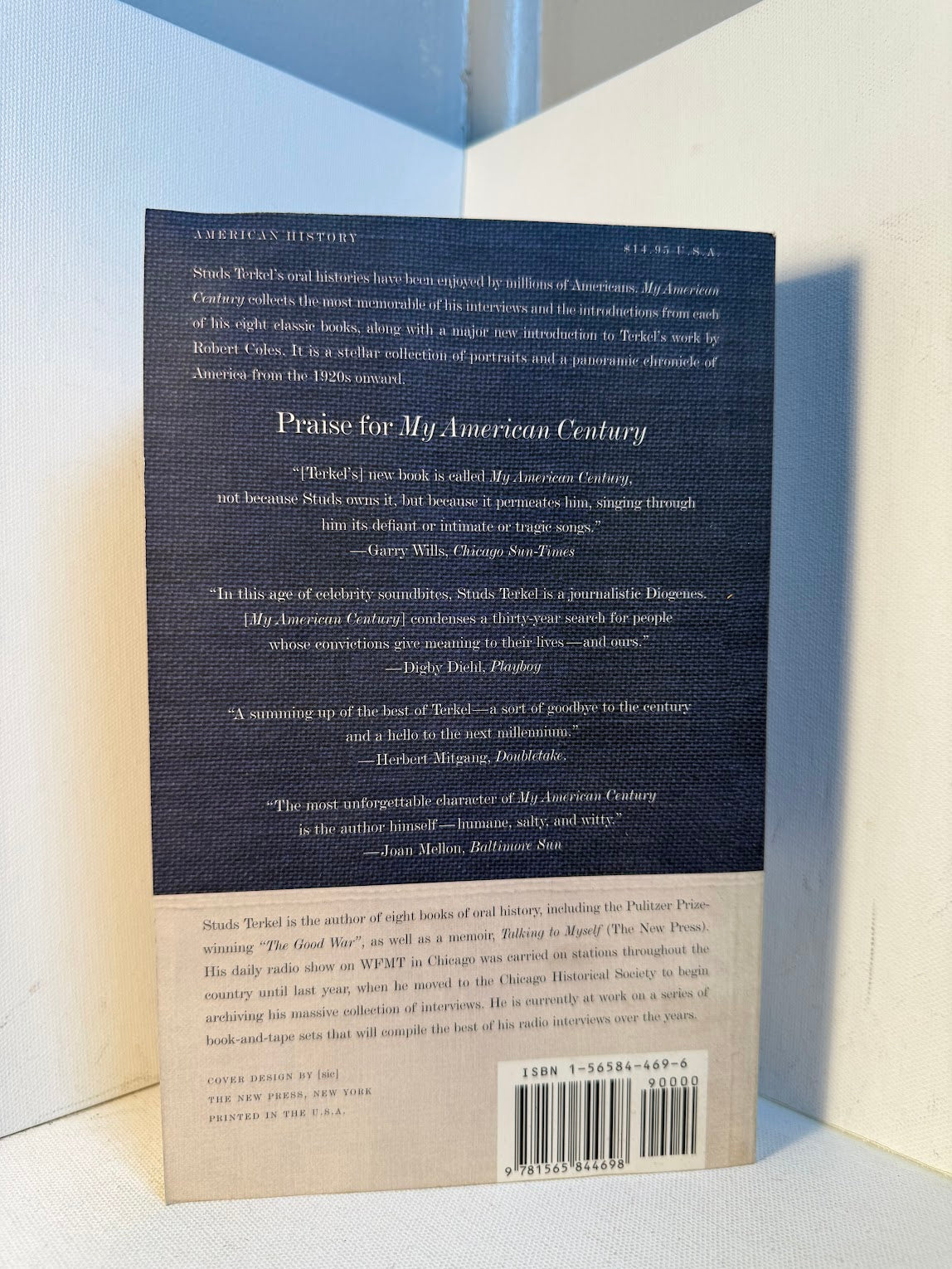 (Signed) My American Century by Studs Terkel