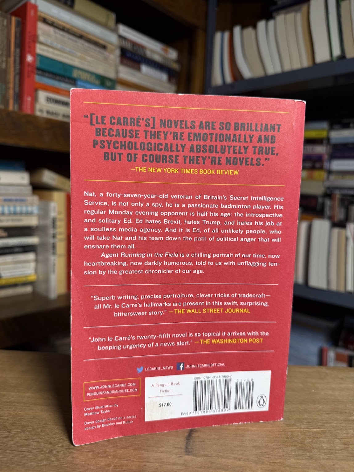 Agent Running in the Field by John Le Carre