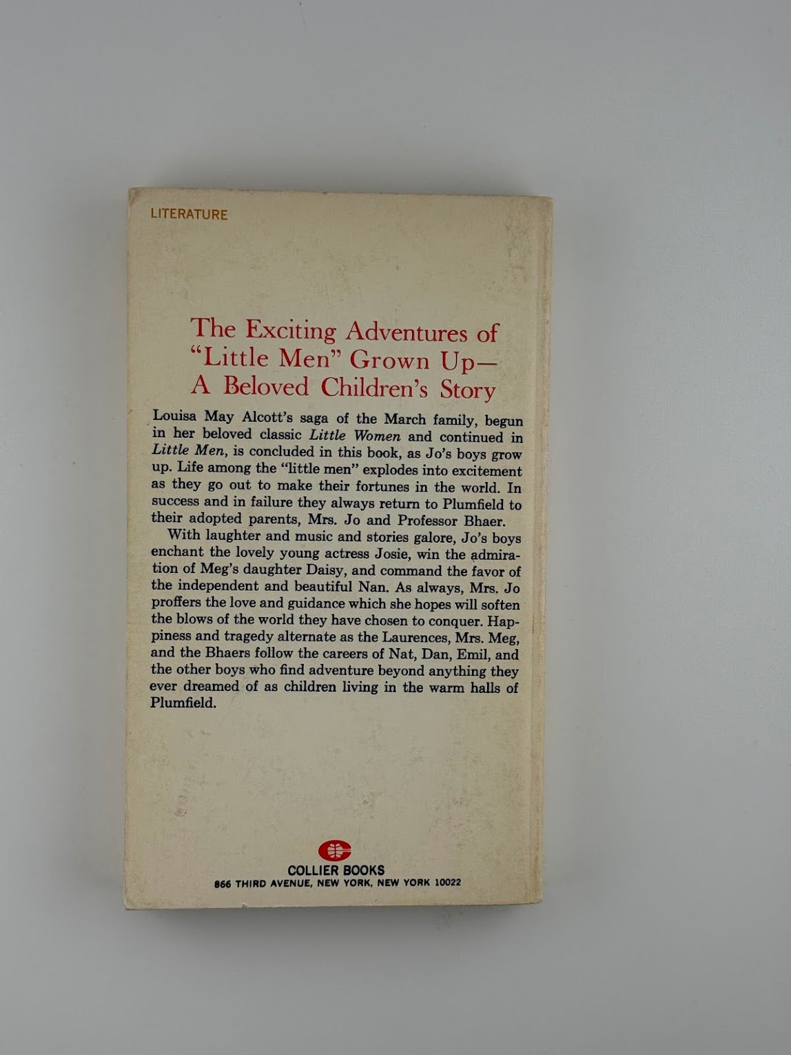 Jo's Boys by Louisa May Alcott