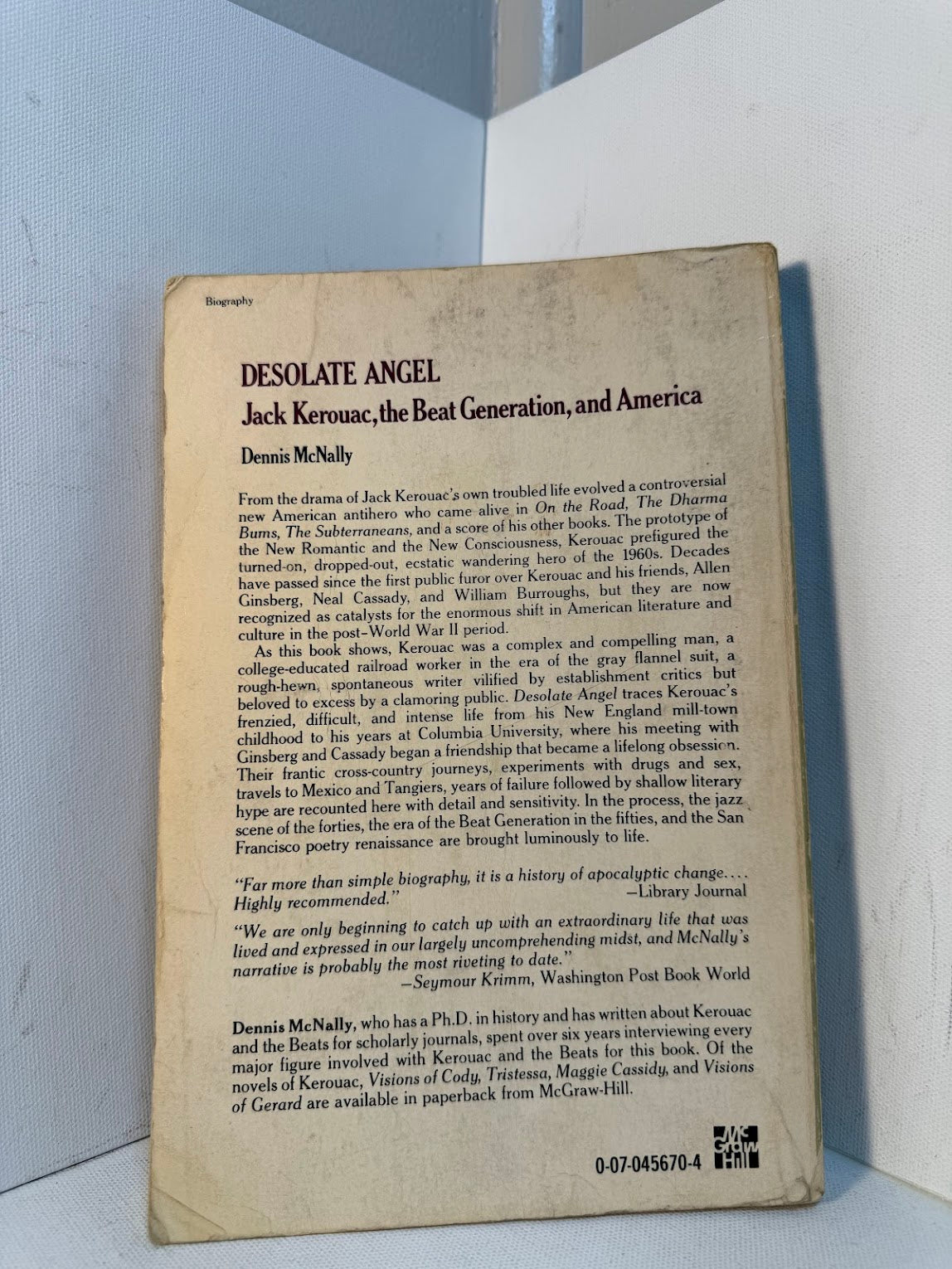 Desolate Angel by Dennis McNally