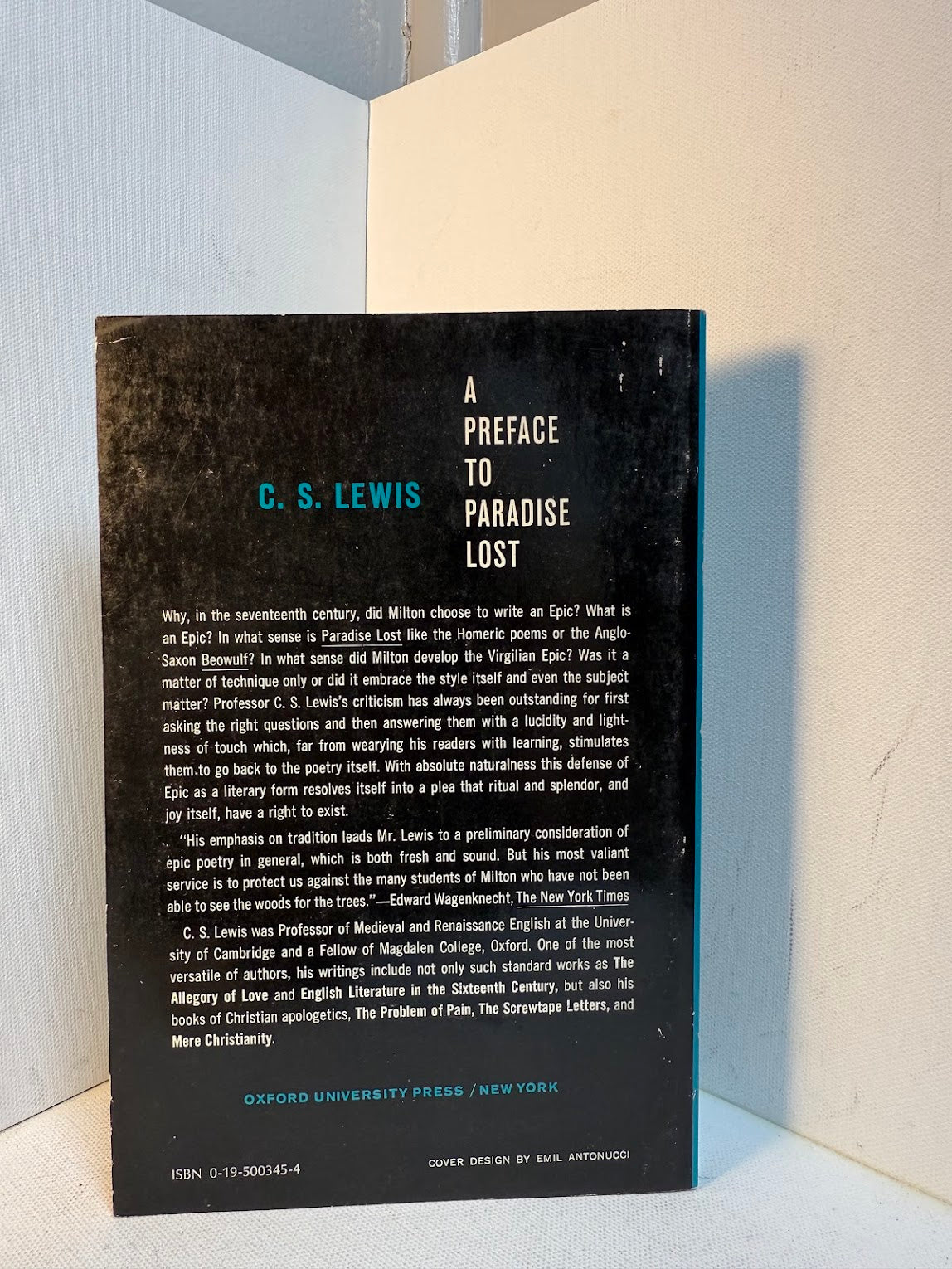 A Preface to Paradise Lost by C.S. Lewis