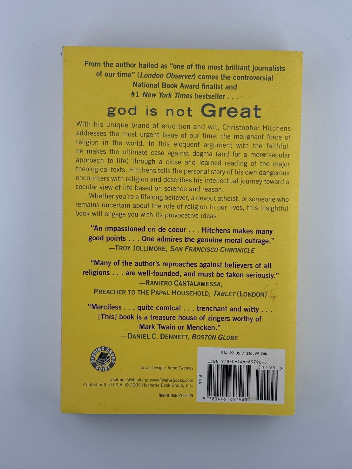 God is Not Great by Christopher Hitchens