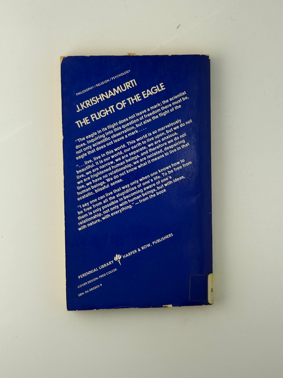 The Flight of the Eagle by J. Krishnamurti