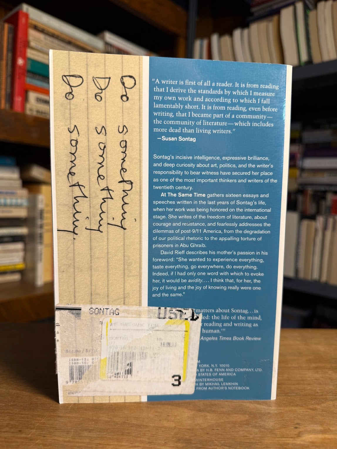 At the Same Time - Essays & Speeches by Susan Sontag