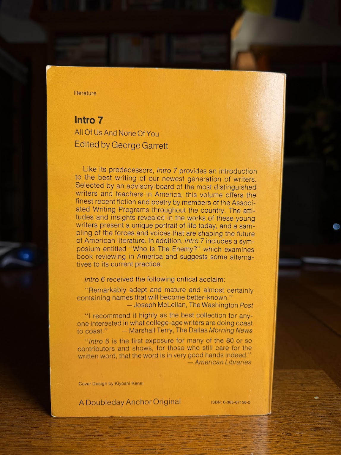 Intro 7 edited by George Garrett