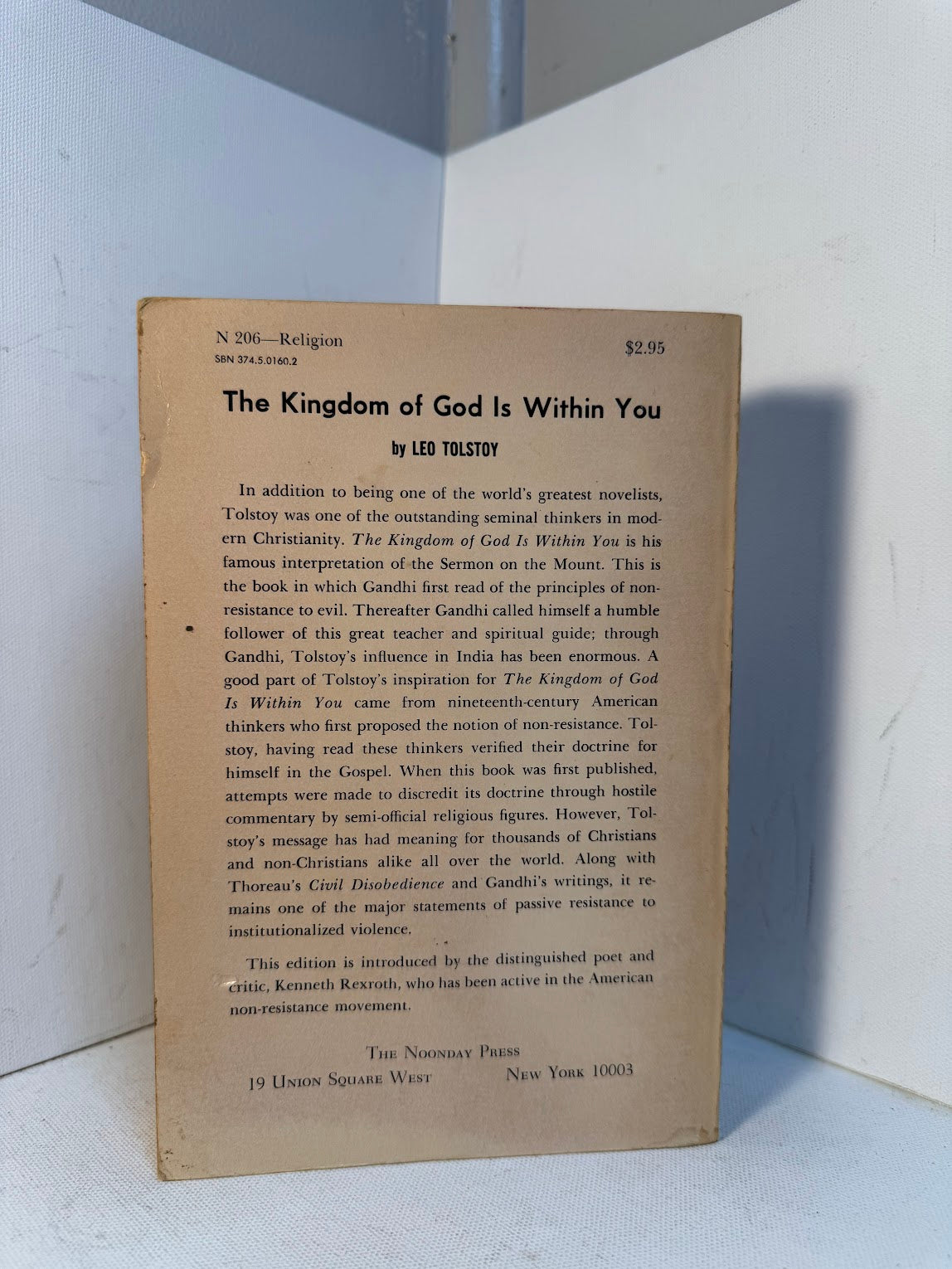 The Kingdom of God is Within You by Leo Tolstoy