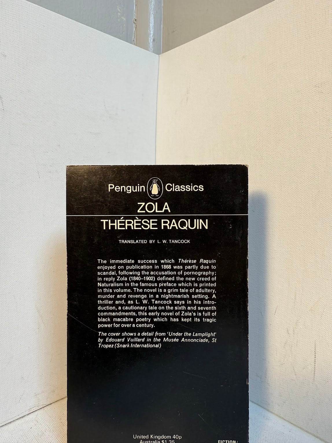Therese Raquin by Emile Zola