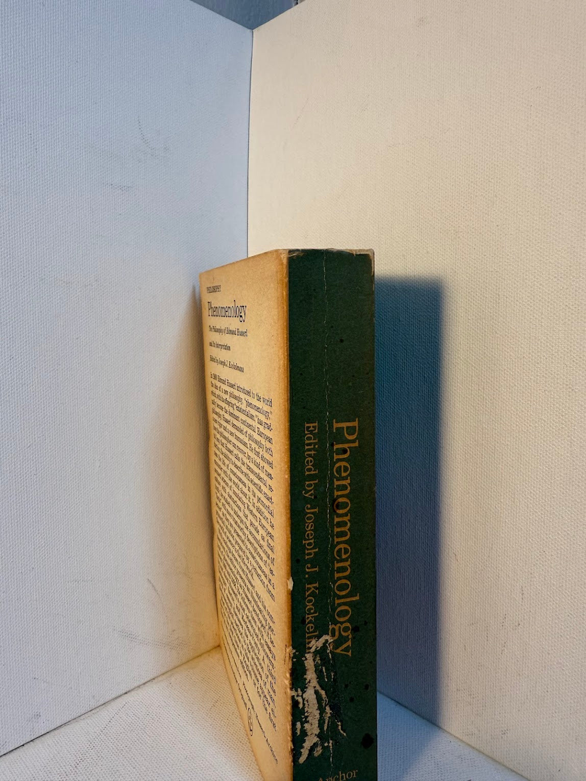 Phenomenology edited by Joseph J. Kockelmans