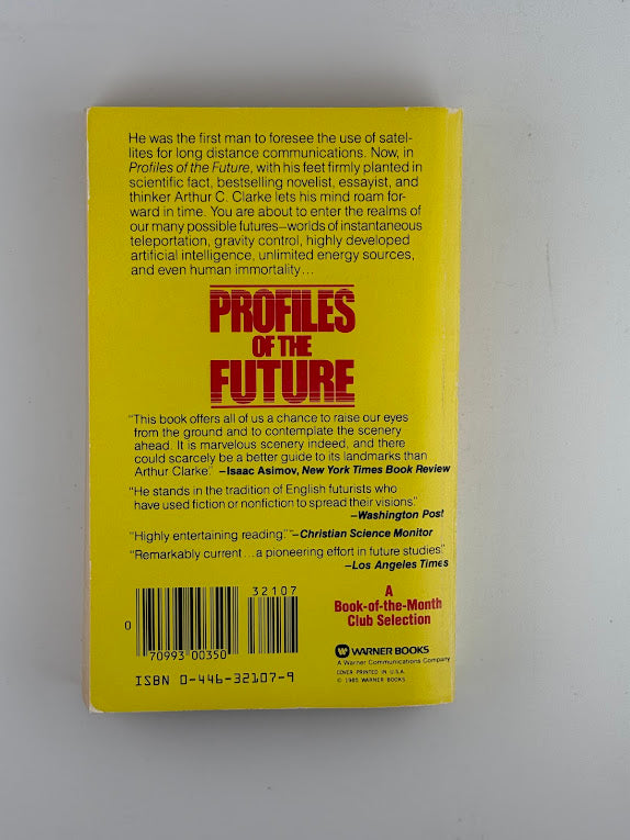 Profiles of the Future by Arthur C. Clarke
