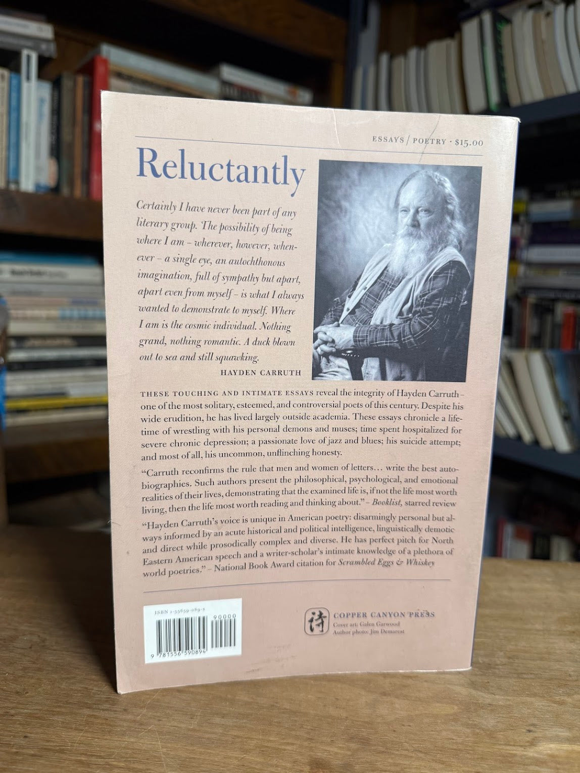 Reluctantly - Autobiographical Essays by Hayden Carruth