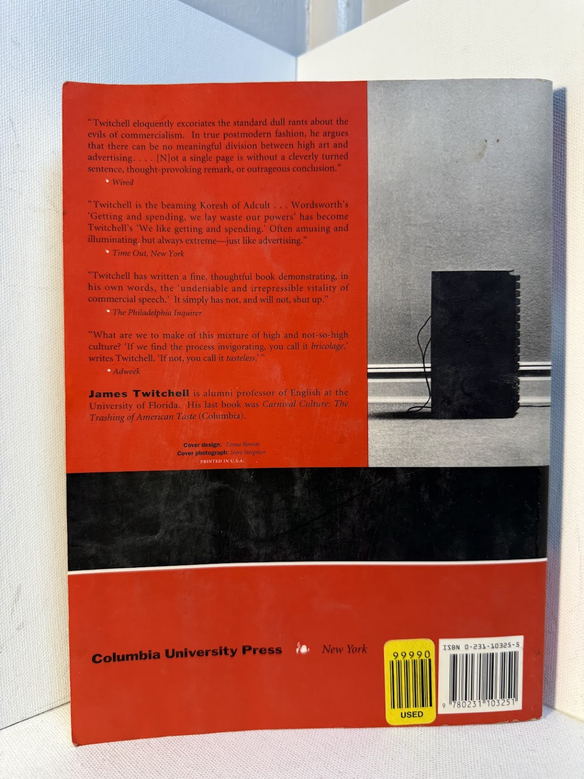 Adcult USA by James B. Twitchell