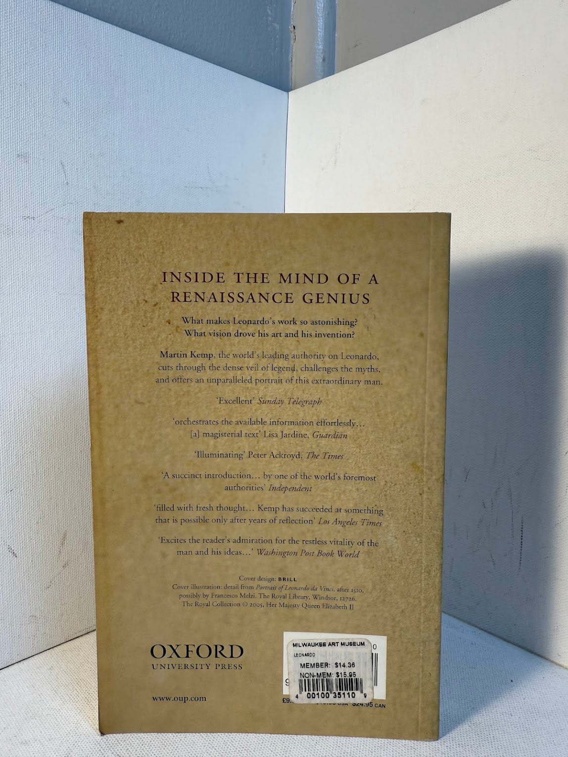 Leonardo Seen From The Inside Out by Martin Kemp