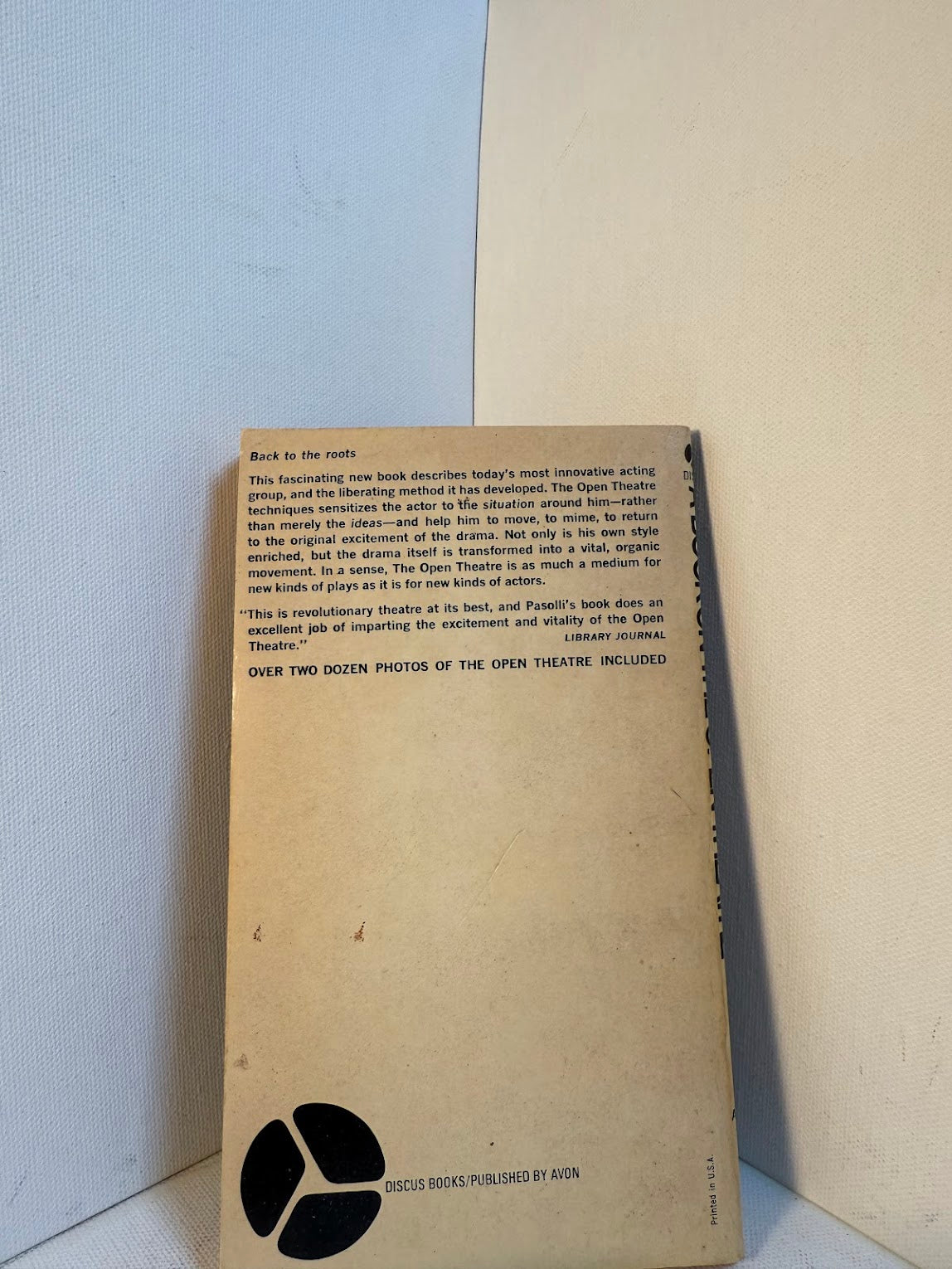 A Book on Open Theatre by Robert Pasolli