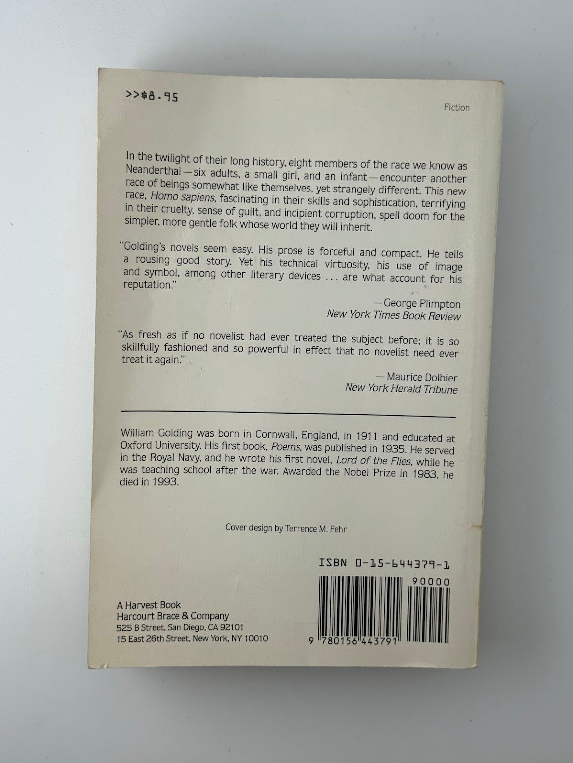 The Inheritors by William Golding