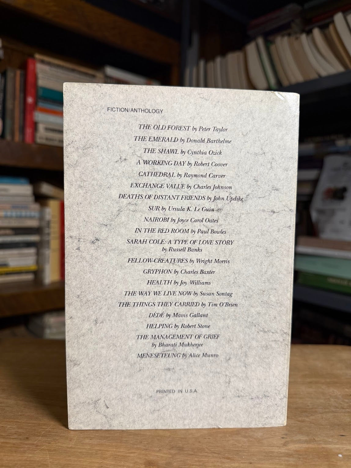 The Best American Short Stories of the Eighties edited by Shannon Ravenel