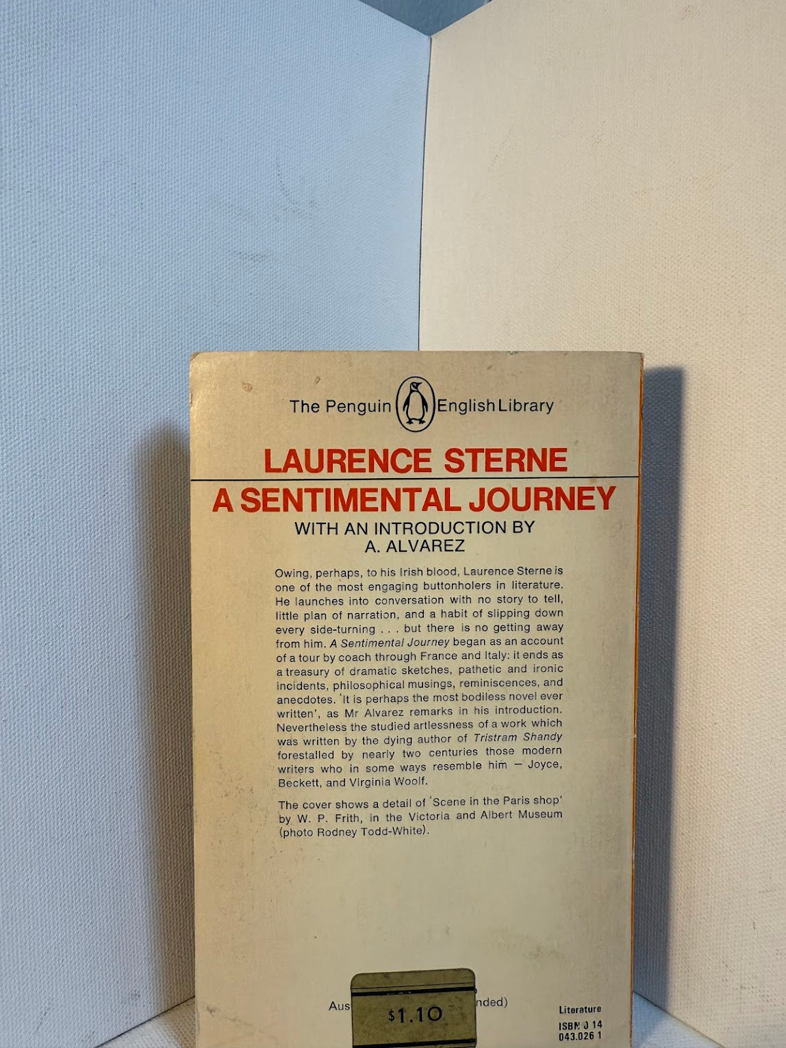 A Sentimental Journey by Laurence Sterne