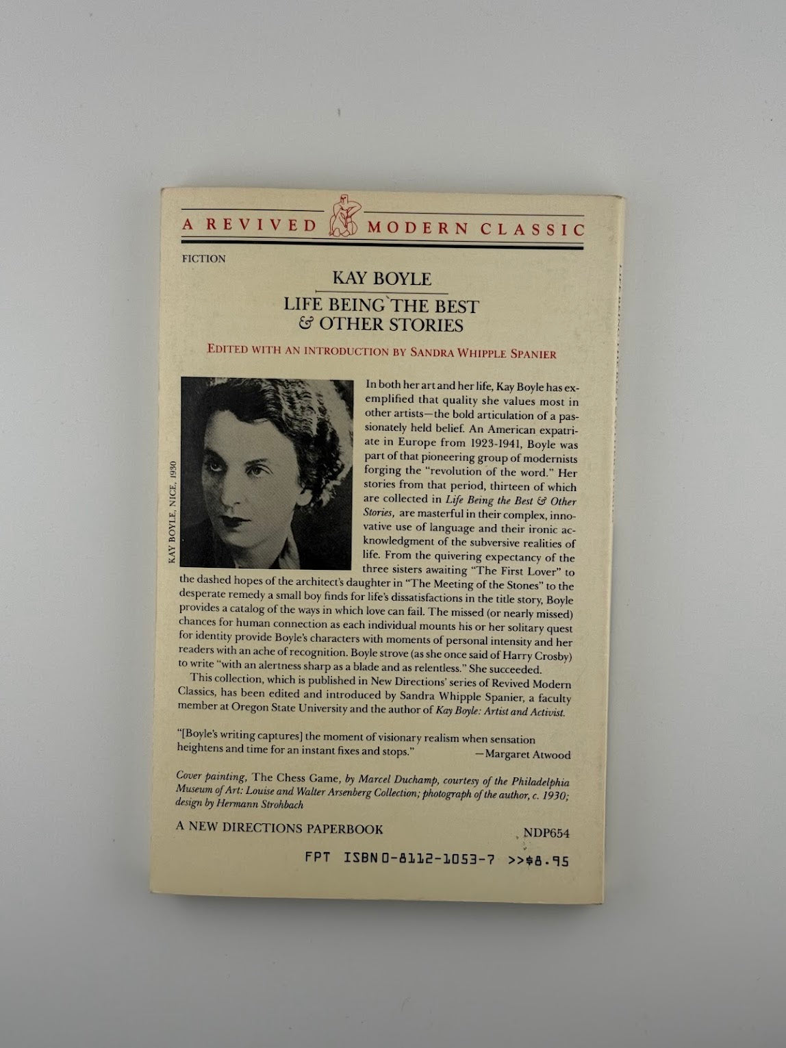 Life Being the Best & Other Stories by Kay Boyle