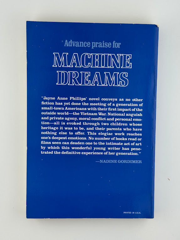 Machine Dreams by Jayne Anne Phillips