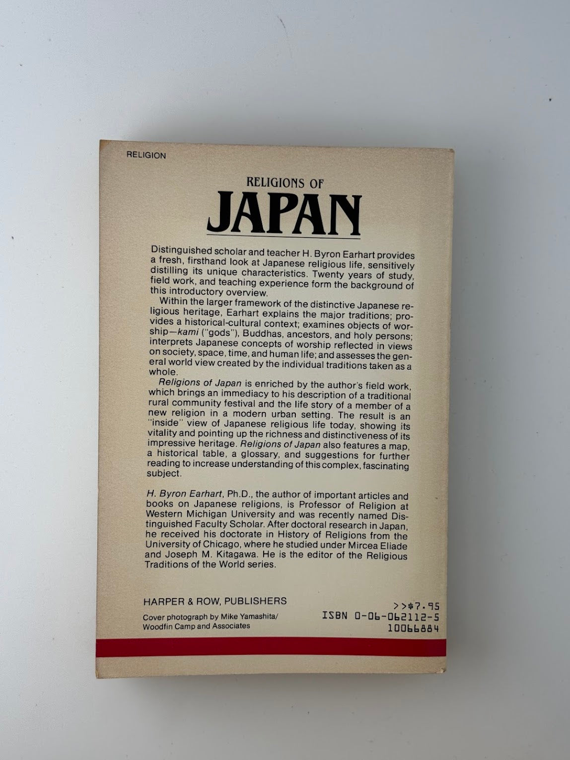 Religions of Japan by H. Byron Earhart