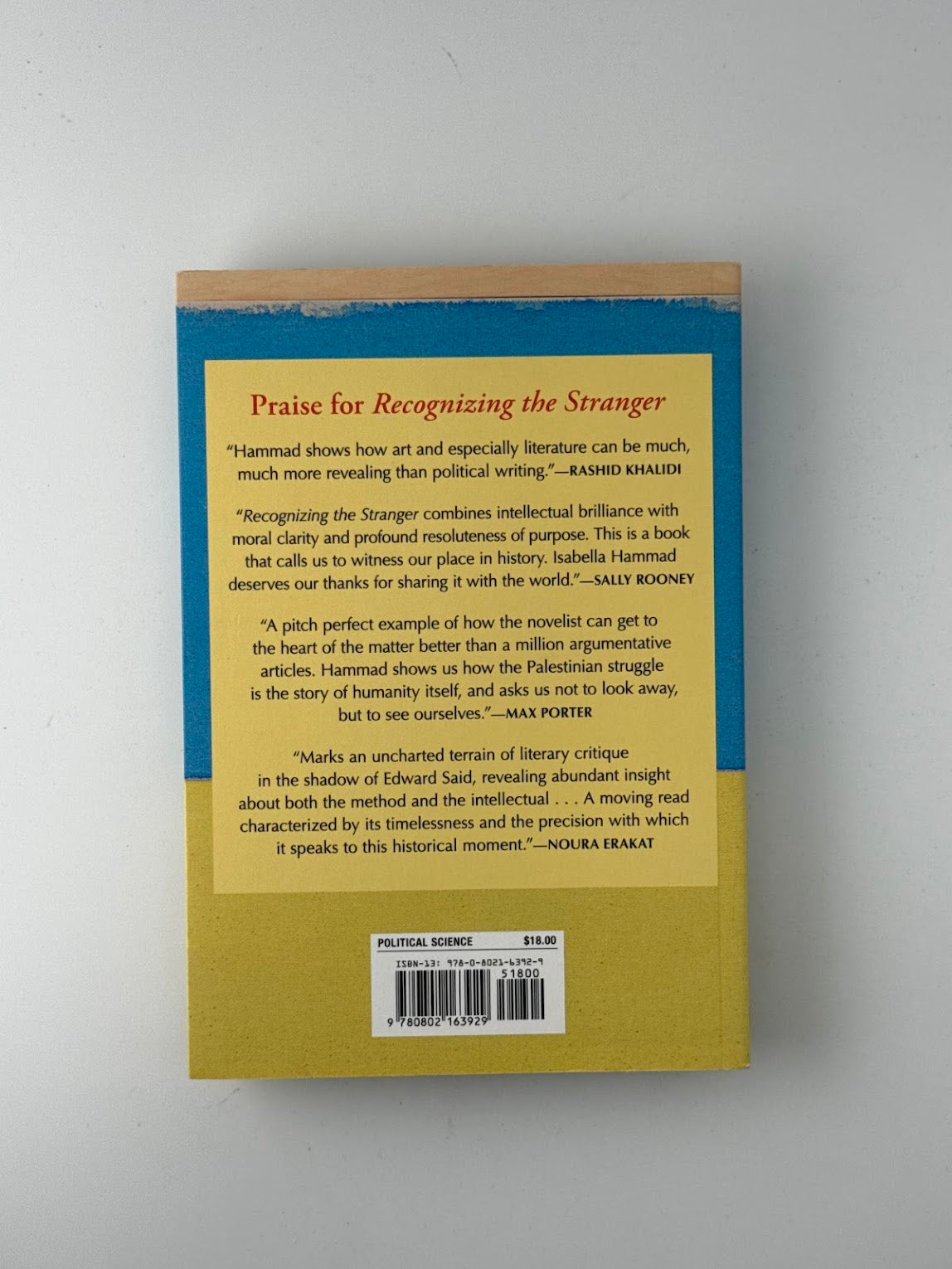 Recognizing the Stranger by Isabella Hammad