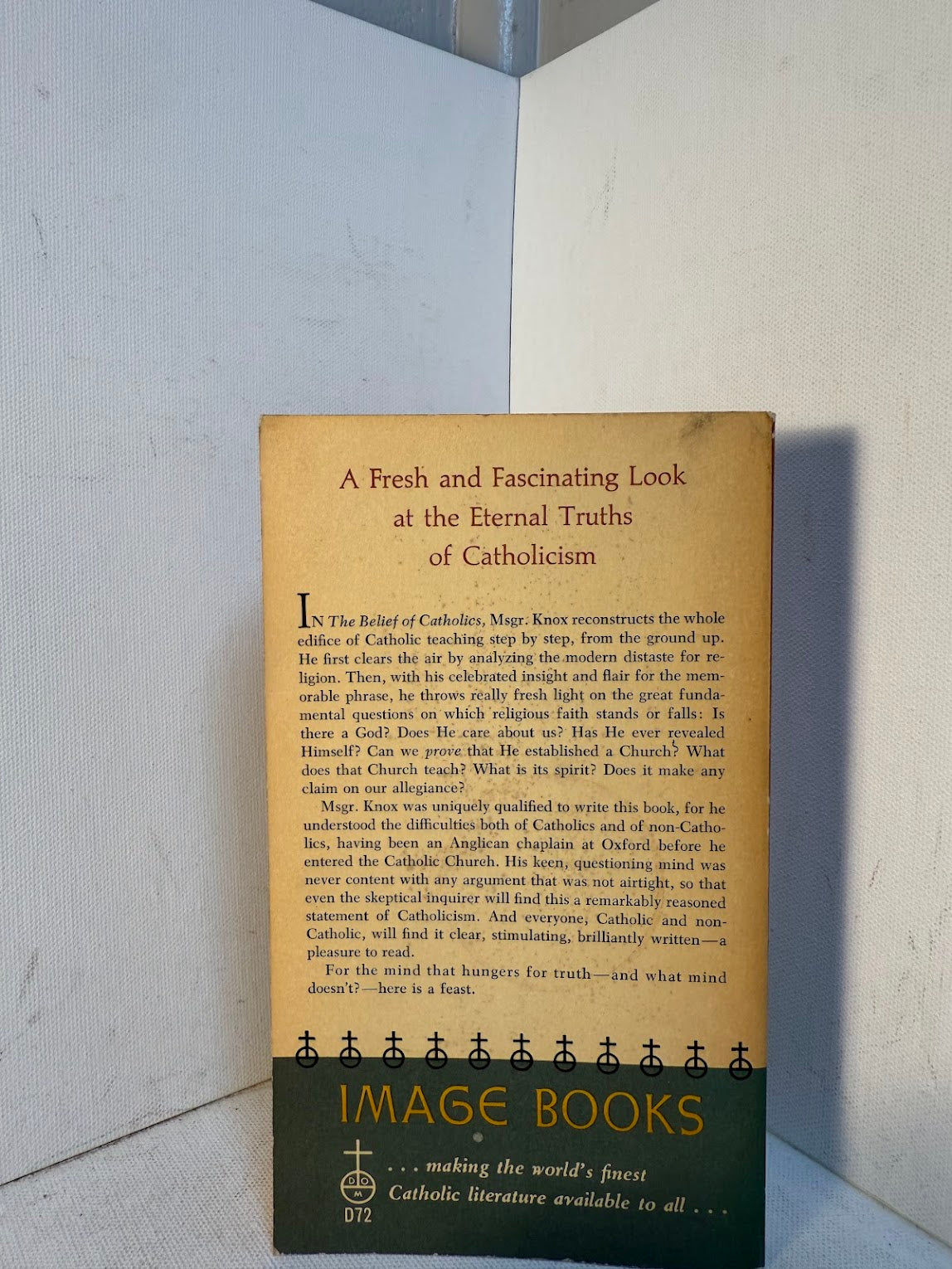 The Belief of Catholics by Ronald Knox