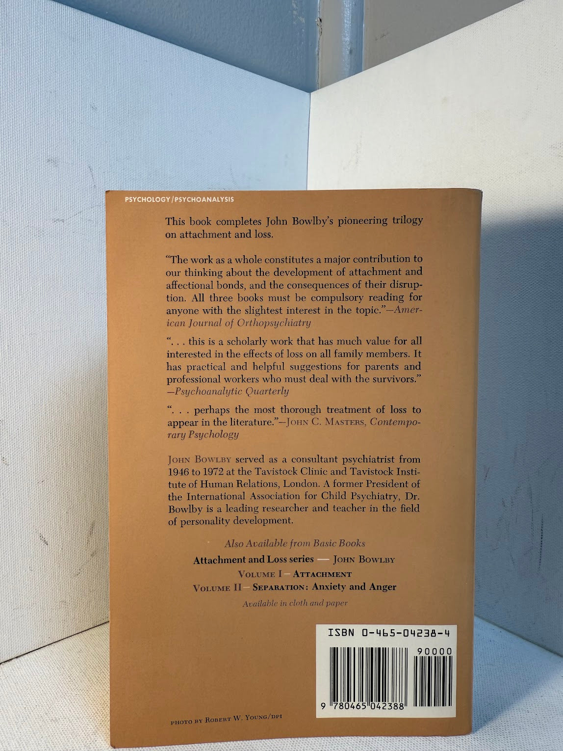 Loss - Sadness and Depression by John Bowlby