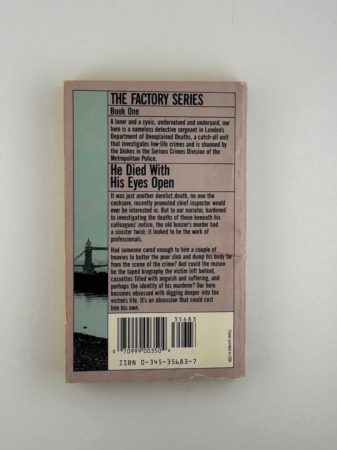 He Died With His Eyes Open by Derek Raymond