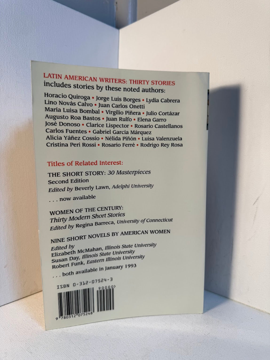 Latin American Writers - Thirty Stories edited by Gabriella Ibieta