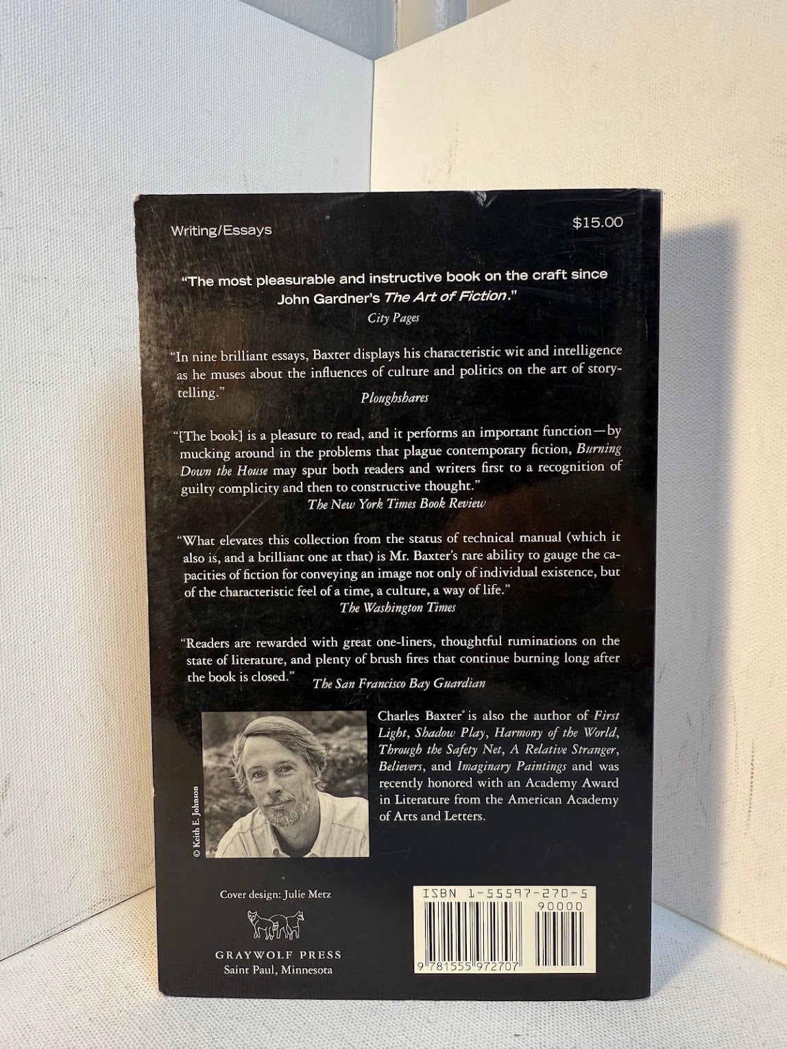 Burning Down The House by Charles Baxter