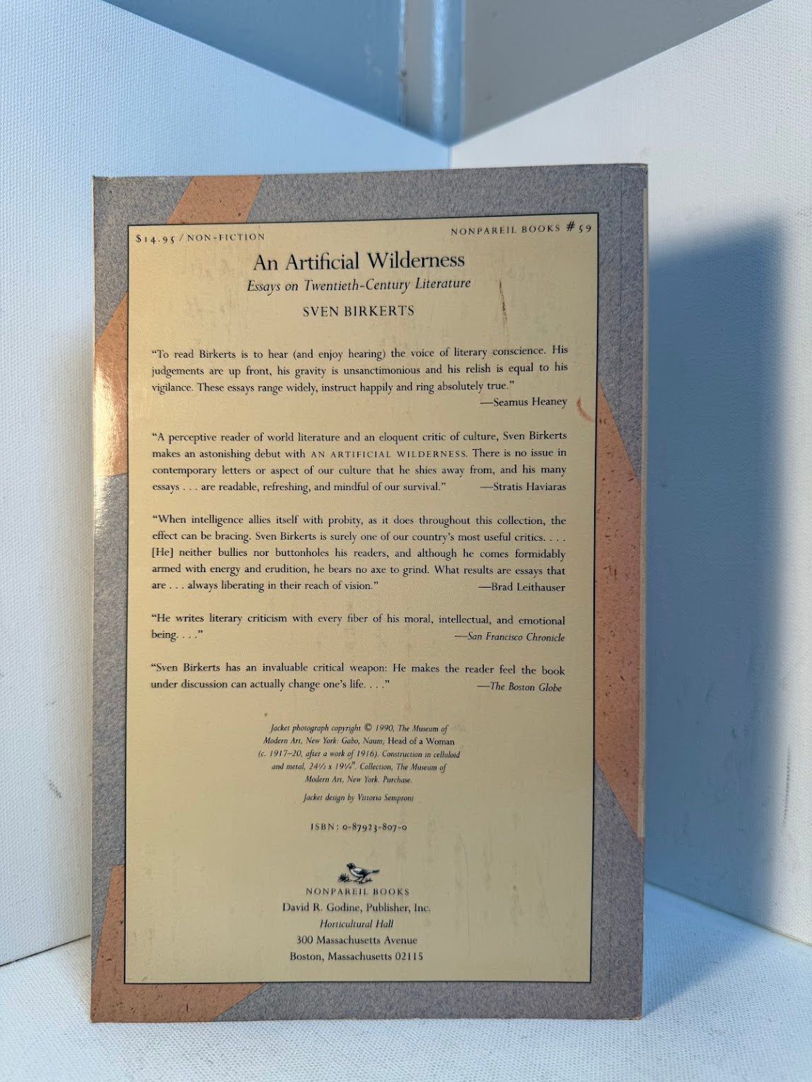 An Artificial Wilderness - Essays on Twentieth Century Literature by Sven Birkerts