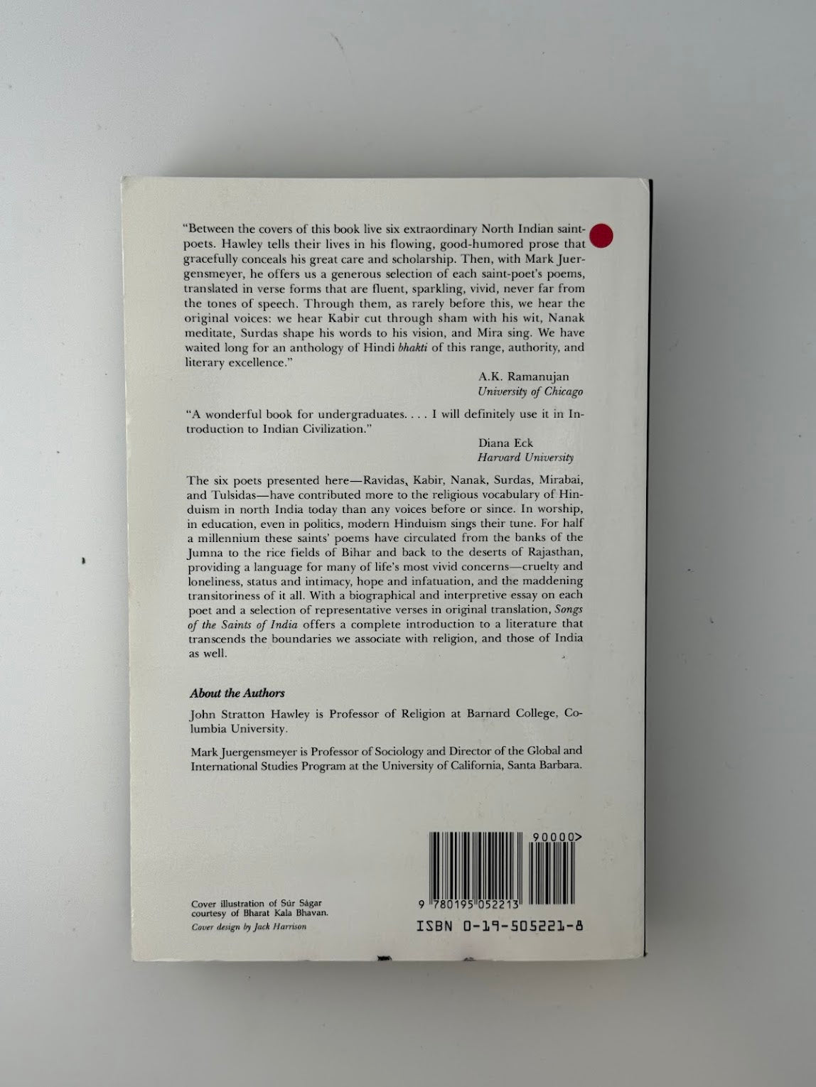 Songs of the Saints of India by John Stratton Hawley and Mark Juergensmeyer
