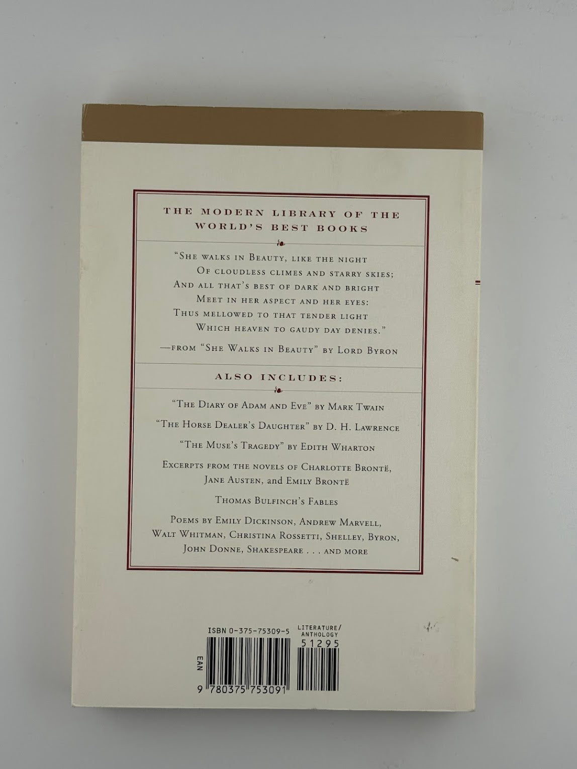 Love - A Modern Library Paperback