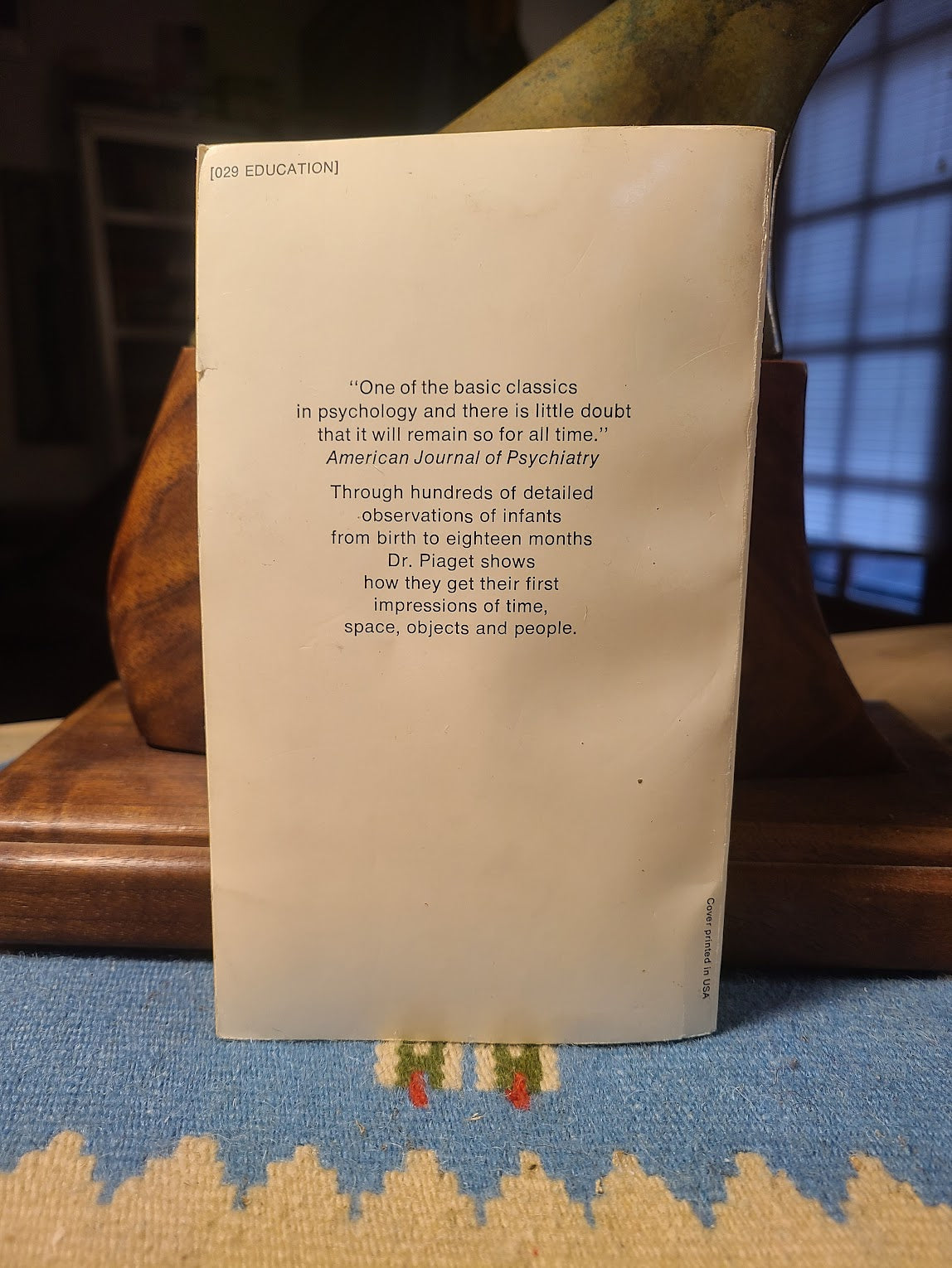 The Construction of the Reality in the Child by Jean Piaget