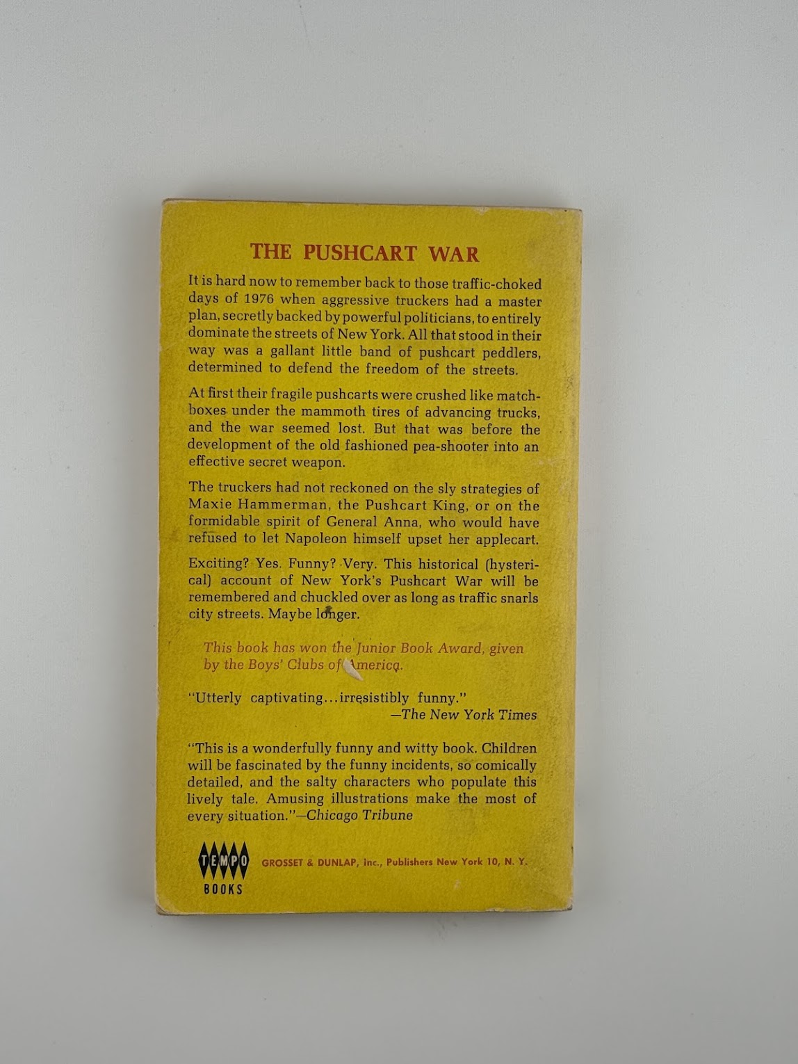 The Pushcart War by Jean Merrill