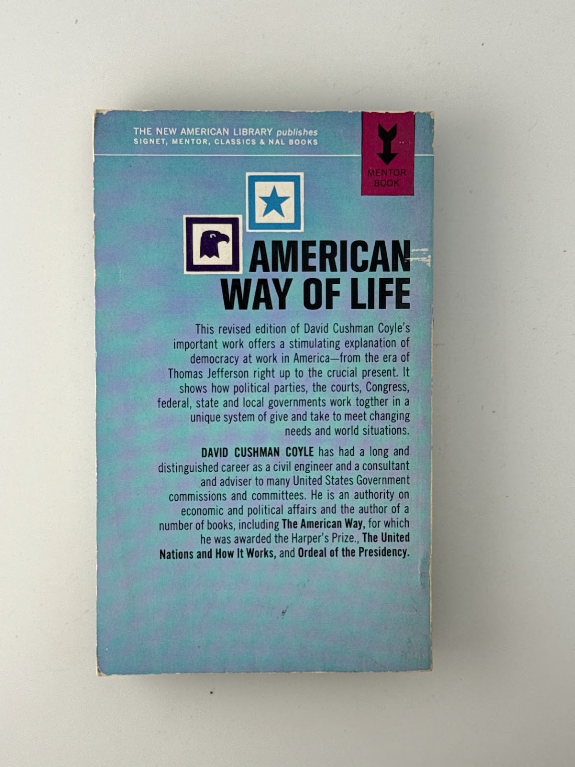 The United States Political System by David Cushman Coyle