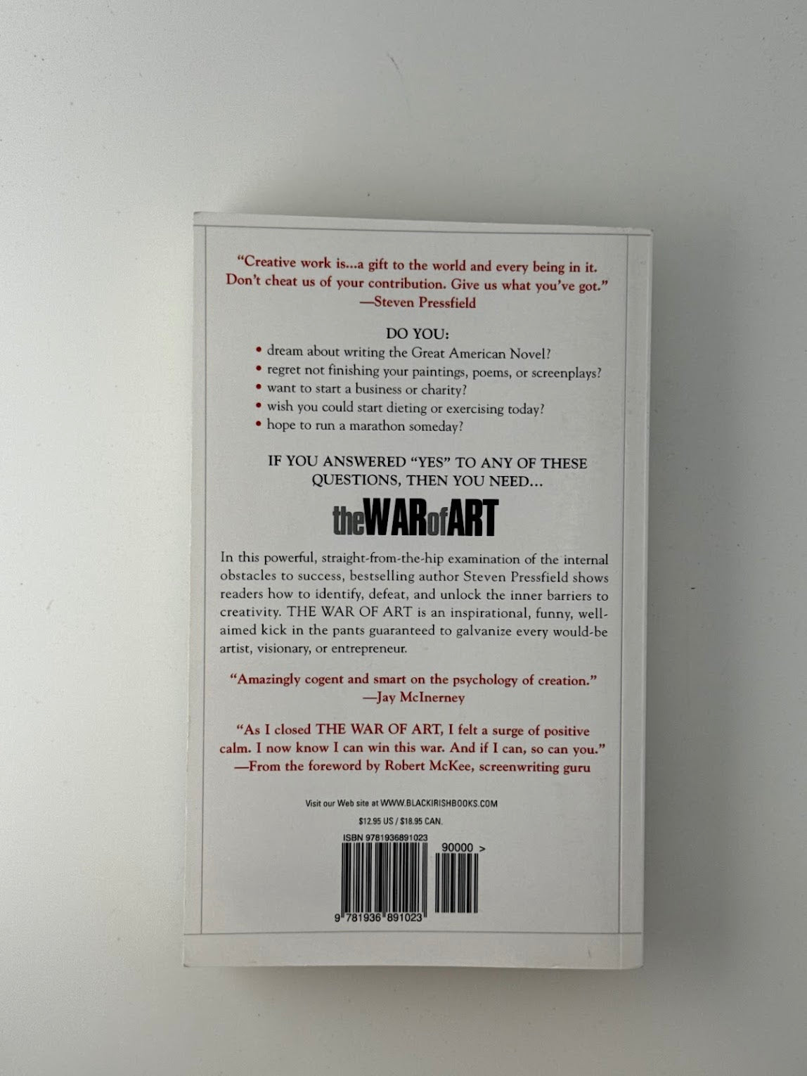 The War of Art by Steven Pressfield