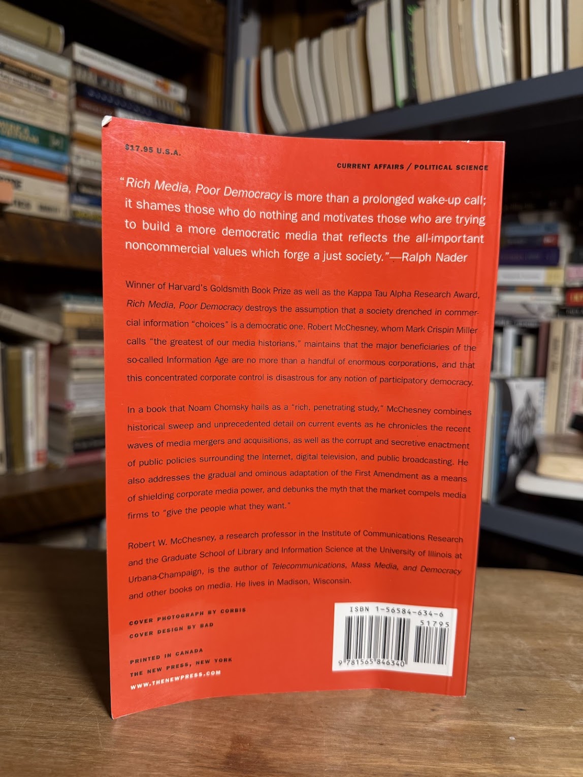 Rich Media, Poor Democracy - Communication Politics in Dubious Times by Robert W. McChesney