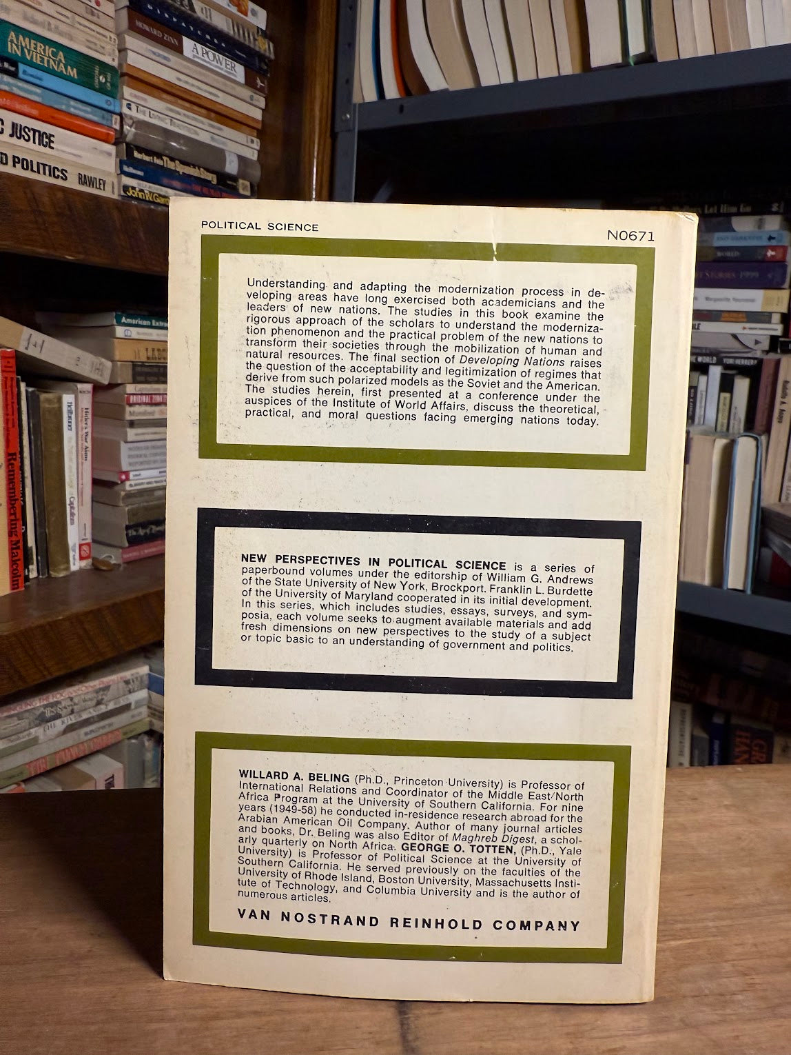 Developing Nations: Quest for a Model by William Beling and George Totten